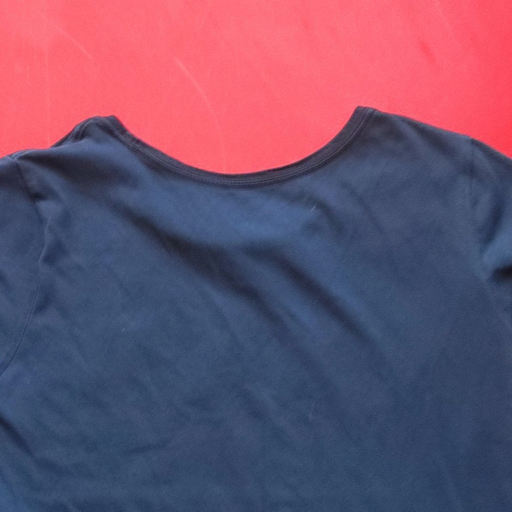 Adidas athletic shirt black women's size M - Picture 4 of 6